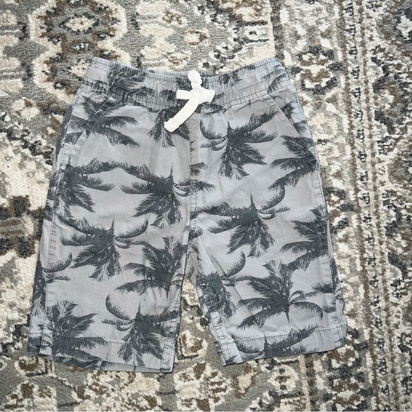 Place Other - Place Gray Palm Tree Print Shorts